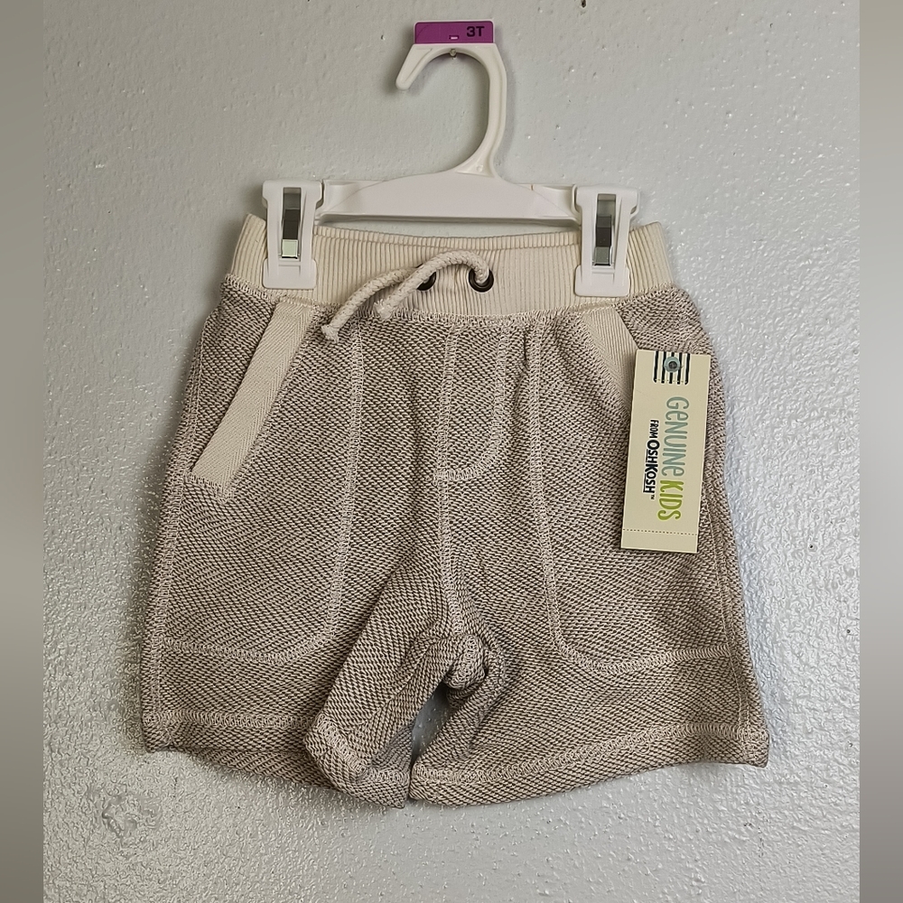 Genuine Kid's From Oshkosh Vintage Khaki Boy Short Size Various 3T,4T